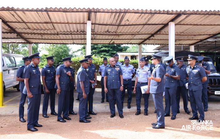 ANNUAL COMMANDER’S INSPECTION AT SLAF STATION SIGIRIYA