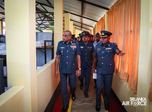 ANNUAL COMMANDER’S INSPECTION AT SLAF STATION SIGIRIYA