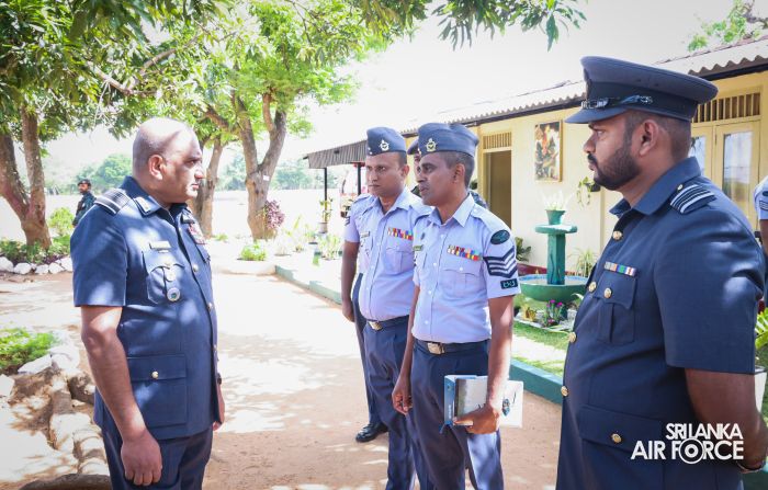ANNUAL COMMANDER’S INSPECTION AT SLAF STATION SIGIRIYA