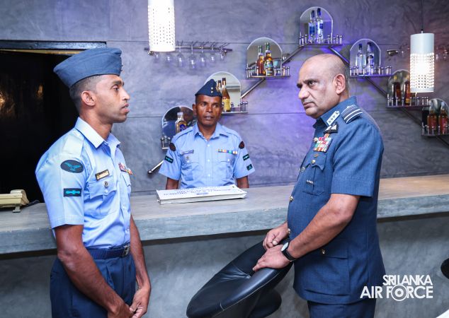 ANNUAL COMMANDER’S INSPECTION AT SLAF STATION SIGIRIYA