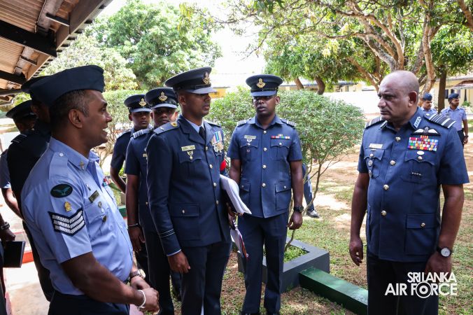 ANNUAL COMMANDER’S INSPECTION AT SLAF STATION SIGIRIYA