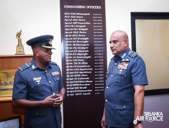 ANNUAL COMMANDER’S INSPECTION AT SLAF STATION SIGIRIYA
