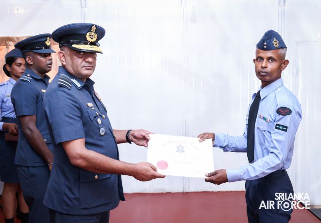 ANNUAL COMMANDER’S INSPECTION AT SLAF STATION SIGIRIYA