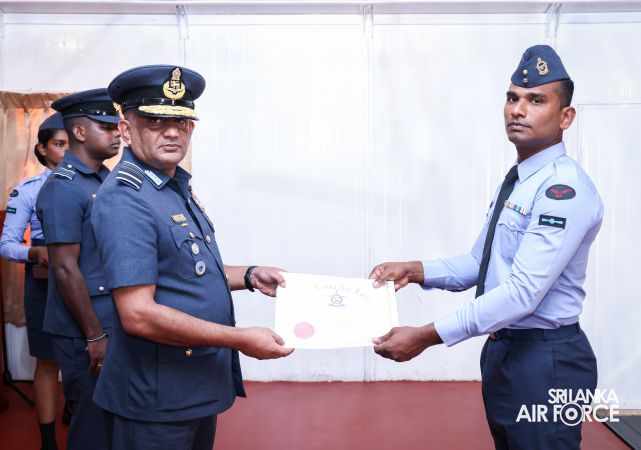 ANNUAL COMMANDER’S INSPECTION AT SLAF STATION SIGIRIYA