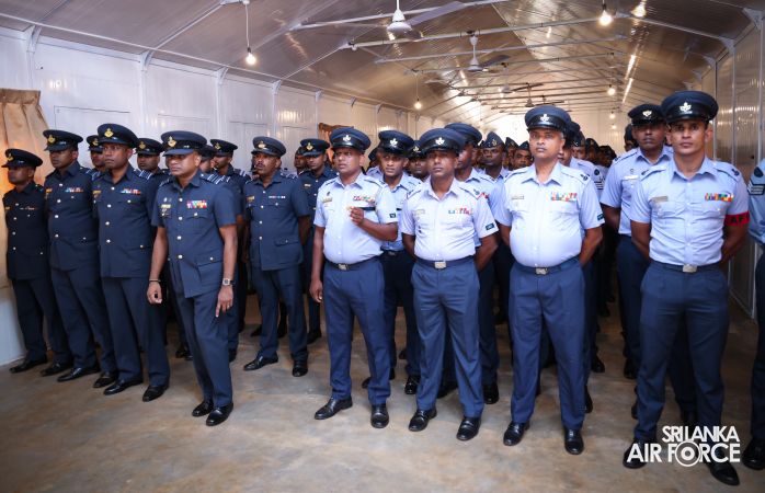 ANNUAL COMMANDER’S INSPECTION AT SLAF STATION SIGIRIYA