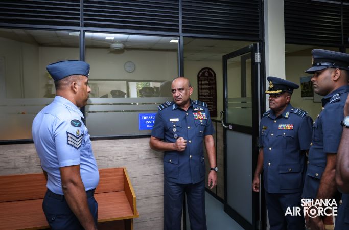ANNUAL COMMANDER’S INSPECTION AT SLAF STATION SIGIRIYA