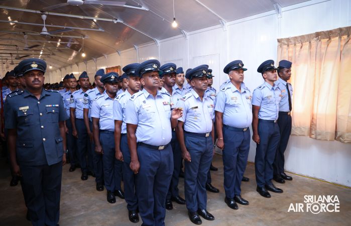 ANNUAL COMMANDER’S INSPECTION AT SLAF STATION SIGIRIYA