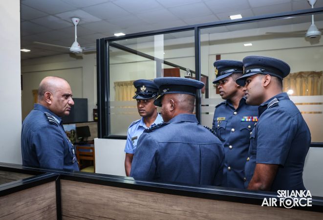 ANNUAL COMMANDER’S INSPECTION AT SLAF STATION SIGIRIYA