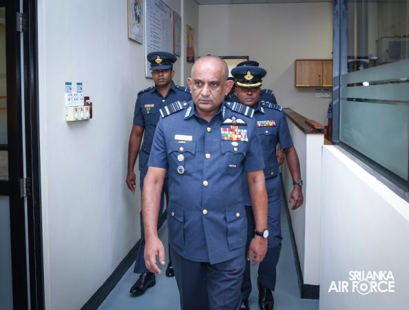 ANNUAL COMMANDER’S INSPECTION AT SLAF STATION SIGIRIYA