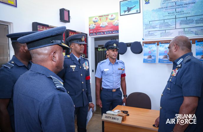 ANNUAL COMMANDER’S INSPECTION AT SLAF STATION SIGIRIYA