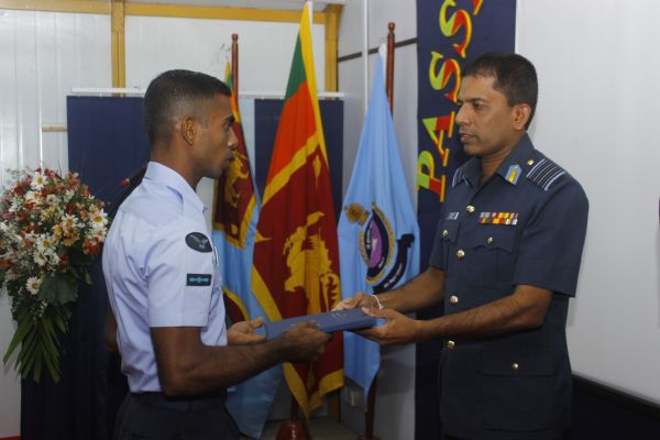 Passing- Out
Ceremony at SLAF Station Sigiriya