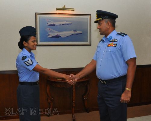 SLAF’s Ranaviru Real
Star Finalist - Cpl Imali Anuruddhika promoted Sergeant