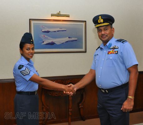 SLAF’s Ranaviru Real
Star Finalist - Cpl Imali Anuruddhika promoted Sergeant