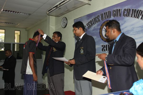 SLAF Excel at Defence Services Handgun Championships