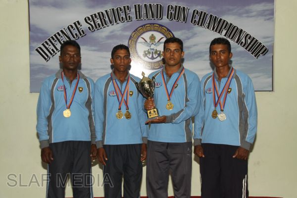SLAF Excel at Defence Services Handgun Championships