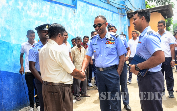 SLAF “Shramadhana” to Renovate Secretariat Railway Station