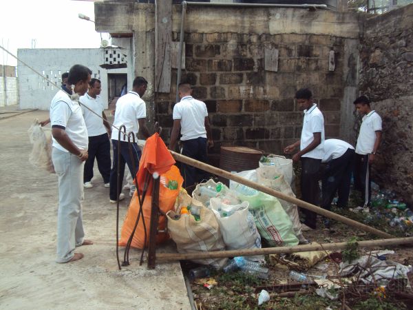 'Shramdana' at 'Weda Siti Kanda'