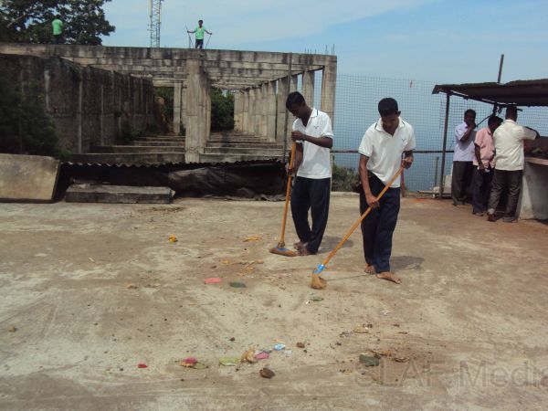 'Shramdana' at 'Weda Siti Kanda'