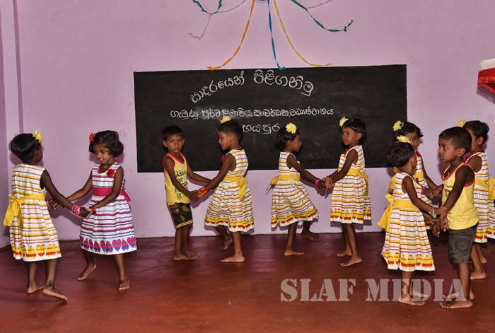 Opening Ceremony of New Shrine at Himidurawa Temple and Gemunu Pre School, Ampara