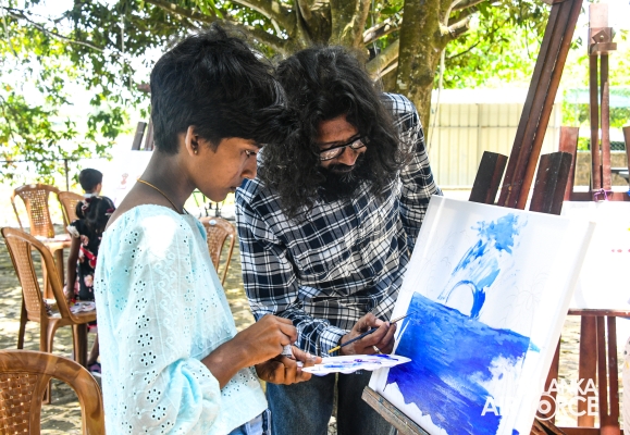 ART WORKSHOP AND CERTIFICATE AWARDING CEREMONY FOR THE WINNERS OF ‘GUWAN RANDARU SITHTHAM' ART COMPETITION