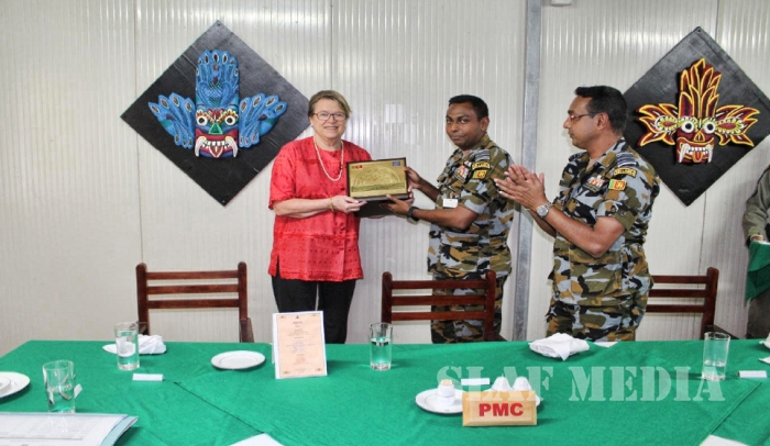 Sri Lanka Aviation Contingent Bor Commended