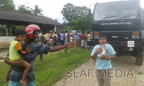 SLAF Goes Into Action To Assist Those Affected By Floods