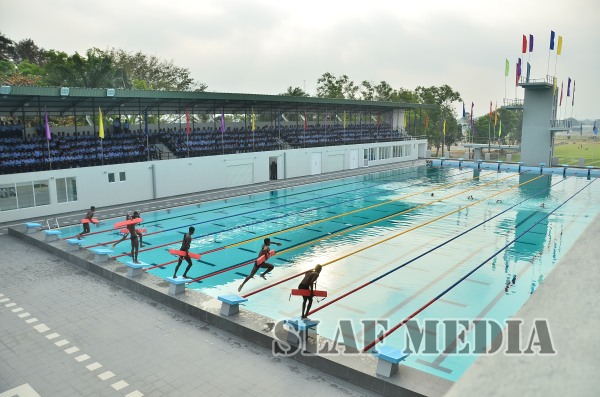 The Newly Constructed Swimming Pool Declared Open at Ratmalana