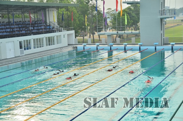 The Newly Constructed Swimming Pool Declared Open at Ratmalana