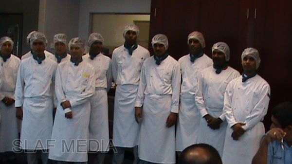 SLAF Caterers complete culinary training