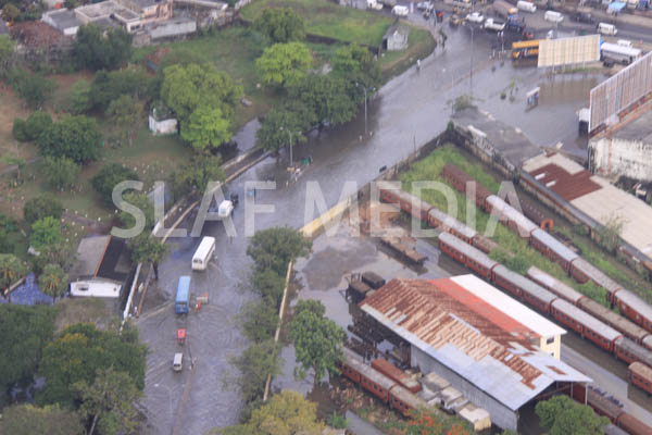 SLAF Conducted Helicopter Recce To Assess Flood Damage and Assistance