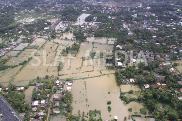 SLAF Conducted Helicopter Recce To Assess Flood Damage and Assistance