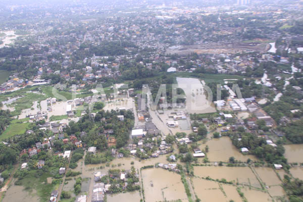 SLAF Conducted Helicopter Recce To Assess Flood Damage and Assistance