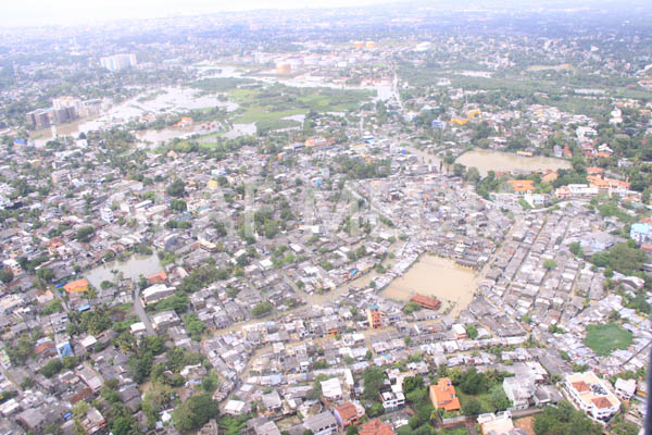 SLAF Conducted Helicopter Recce To Assess Flood Damage and Assistance