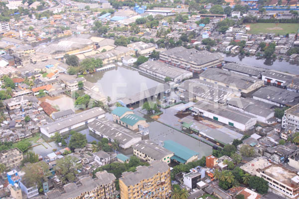 SLAF Conducted Helicopter Recce To Assess Flood Damage and Assistance