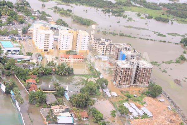 SLAF Conducted Helicopter Recce To Assess Flood Damage and Assistance