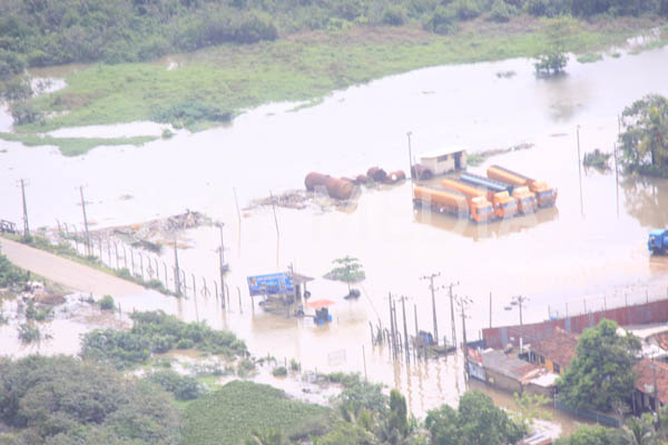 SLAF Conducted Helicopter Recce To Assess Flood Damage and Assistance