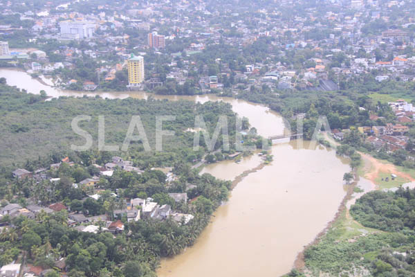 SLAF Conducted Helicopter Recce To Assess Flood Damage and Assistance
