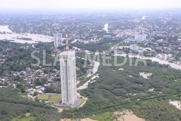 SLAF Conducted Helicopter Recce To Assess Flood Damage and Assistance