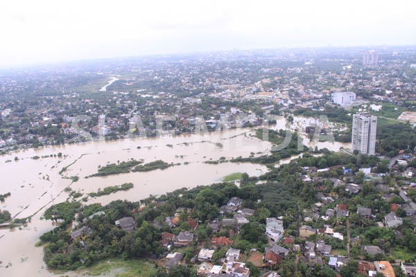 SLAF Conducted Helicopter Recce To Assess Flood Damage and Assistance