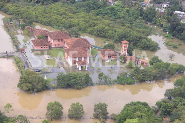 SLAF Conducted Helicopter Recce To Assess Flood Damage and Assistance