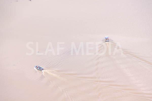SLAF Conducted Helicopter Recce To Assess Flood Damage and Assistance