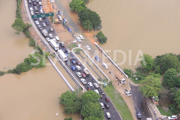 SLAF Conducted Helicopter Recce To Assess Flood Damage and Assistance