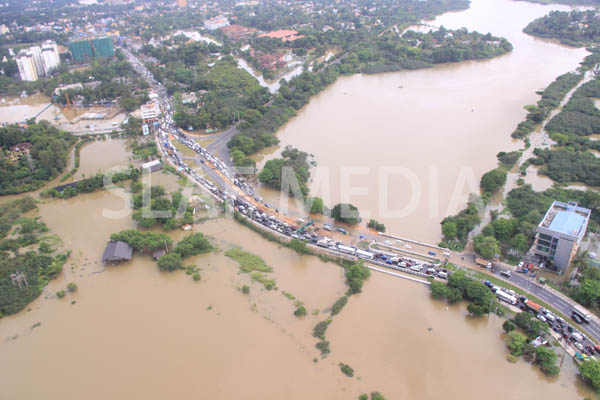 SLAF Conducted Helicopter Recce To Assess Flood Damage and Assistance