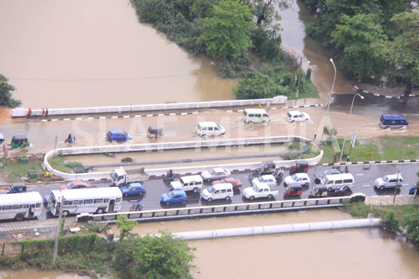 SLAF Conducted Helicopter Recce To Assess Flood Damage and Assistance