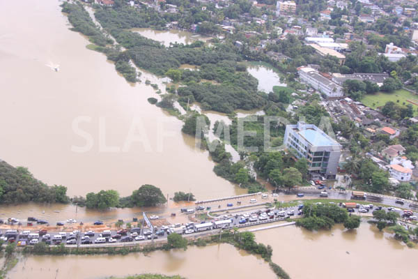 SLAF Conducted Helicopter Recce To Assess Flood Damage and Assistance
