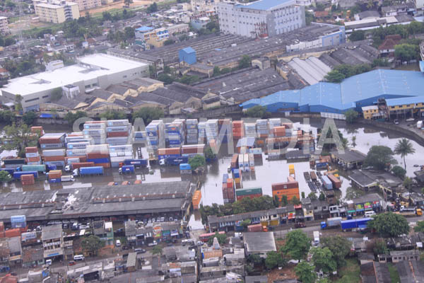 SLAF Conducted Helicopter Recce To Assess Flood Damage and Assistance