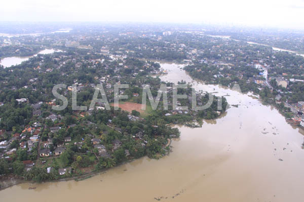 SLAF Conducted Helicopter Recce To Assess Flood Damage and Assistance