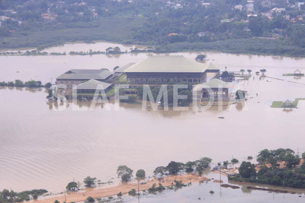 SLAF Conducted Helicopter Recce To Assess Flood Damage and Assistance