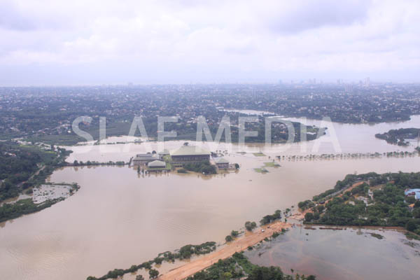 SLAF Conducted Helicopter Recce To Assess Flood Damage and Assistance