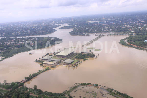 SLAF Conducted Helicopter Recce To Assess Flood Damage and Assistance